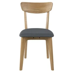 Krzesło Taxi naturalny/ szare drewniane