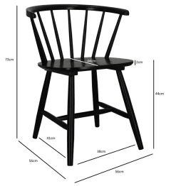 Krzesło Tolko czarne