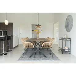 Krzesło Trieste z podłokietnikami polirattan naturalny