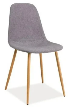 Krzesło Trip szare/ nogi dąb Tap.49