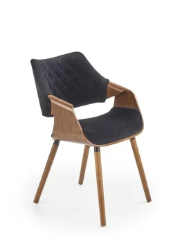 Krzesło Turynia orzech/czarne