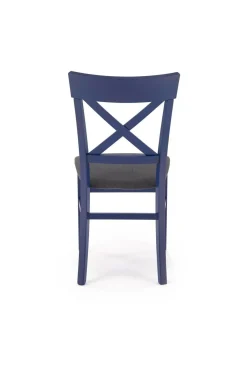 Krzesło Tutti ciemnoniebieskie/drewno bukowe