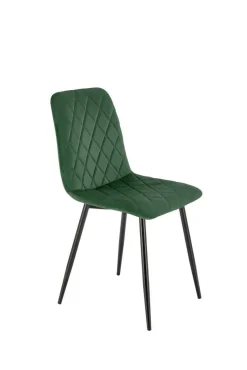Krzesło Uferyn Velvet ciemny zielony