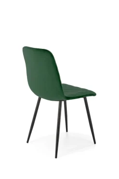 Krzesło Uferyn Velvet ciemny zielony