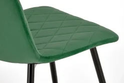Krzesło Uferyn Velvet ciemny zielony