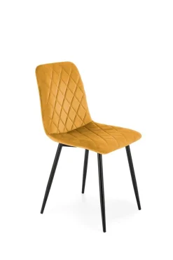 Krzesło Uferyn Velvet musztardowy