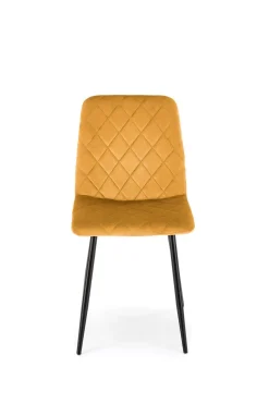 Krzesło Uferyn Velvet musztardowy