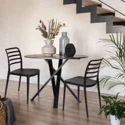 Krzesło Valla czarne