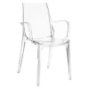 Krzesło Vanity Arm transparentne z tworzywa