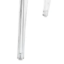 Krzesło Vanity Arm transparentne z tworzywa