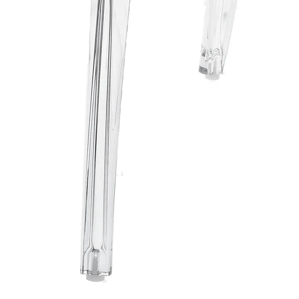 Krzesło Vanity Arm transparentne z tworzywa