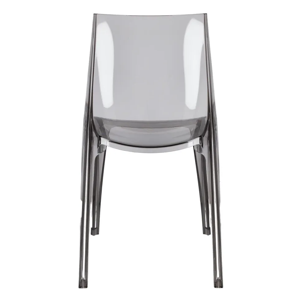 Krzesło Vanity dymione z tworzywa