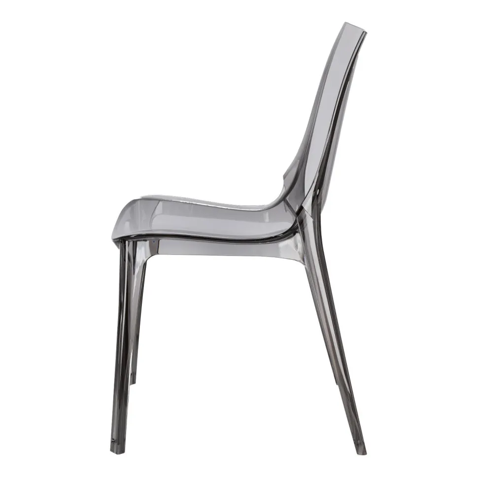 Krzesło Vanity dymione z tworzywa