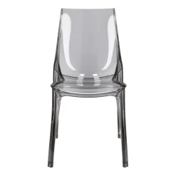 Krzesło Vanity dymione z tworzywa