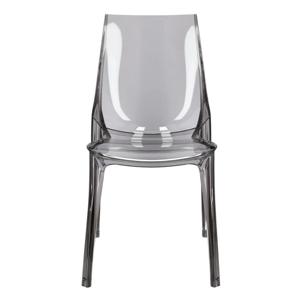 Krzesło Vanity dymione z tworzywa