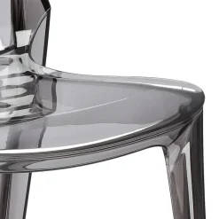 Krzesło Vanity dymione z tworzywa