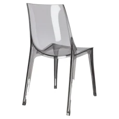 Krzesło Vanity dymione z tworzywa