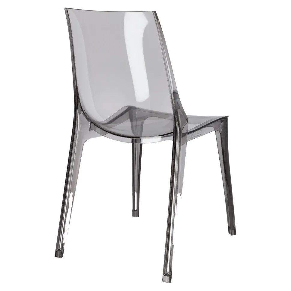 Krzesło Vanity dymione z tworzywa