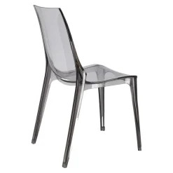 Krzesło Vanity dymione z tworzywa