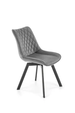 Krzesło Veroniq szare przeszycia
