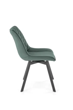 Krzesło Veroniq zielone przeszycia