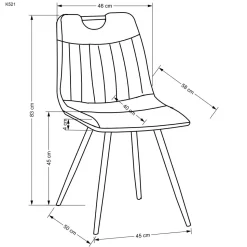Krzesło Vivia czarne