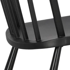 Krzesło Wandi czarne z tworzywa