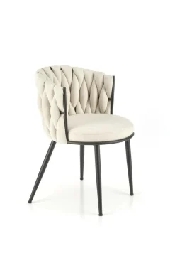Krzesło Wendy beżowe/czarne