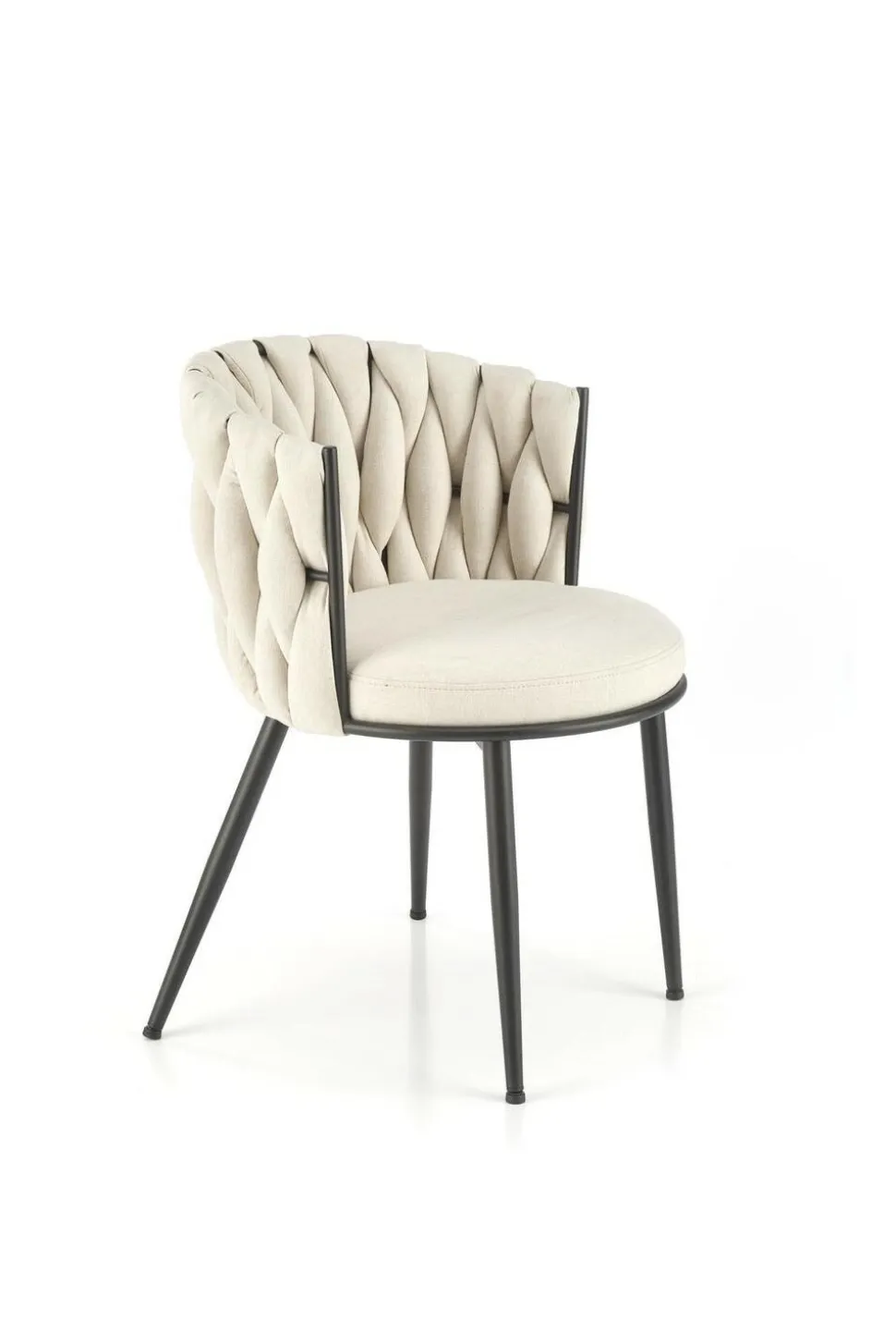 Krzesło Wendy beżowe/czarne