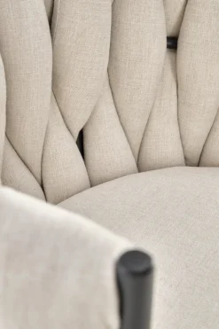 Krzesło Wendy beżowe/czarne