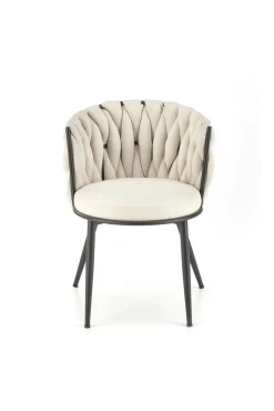 Krzesło Wendy beżowe/czarne