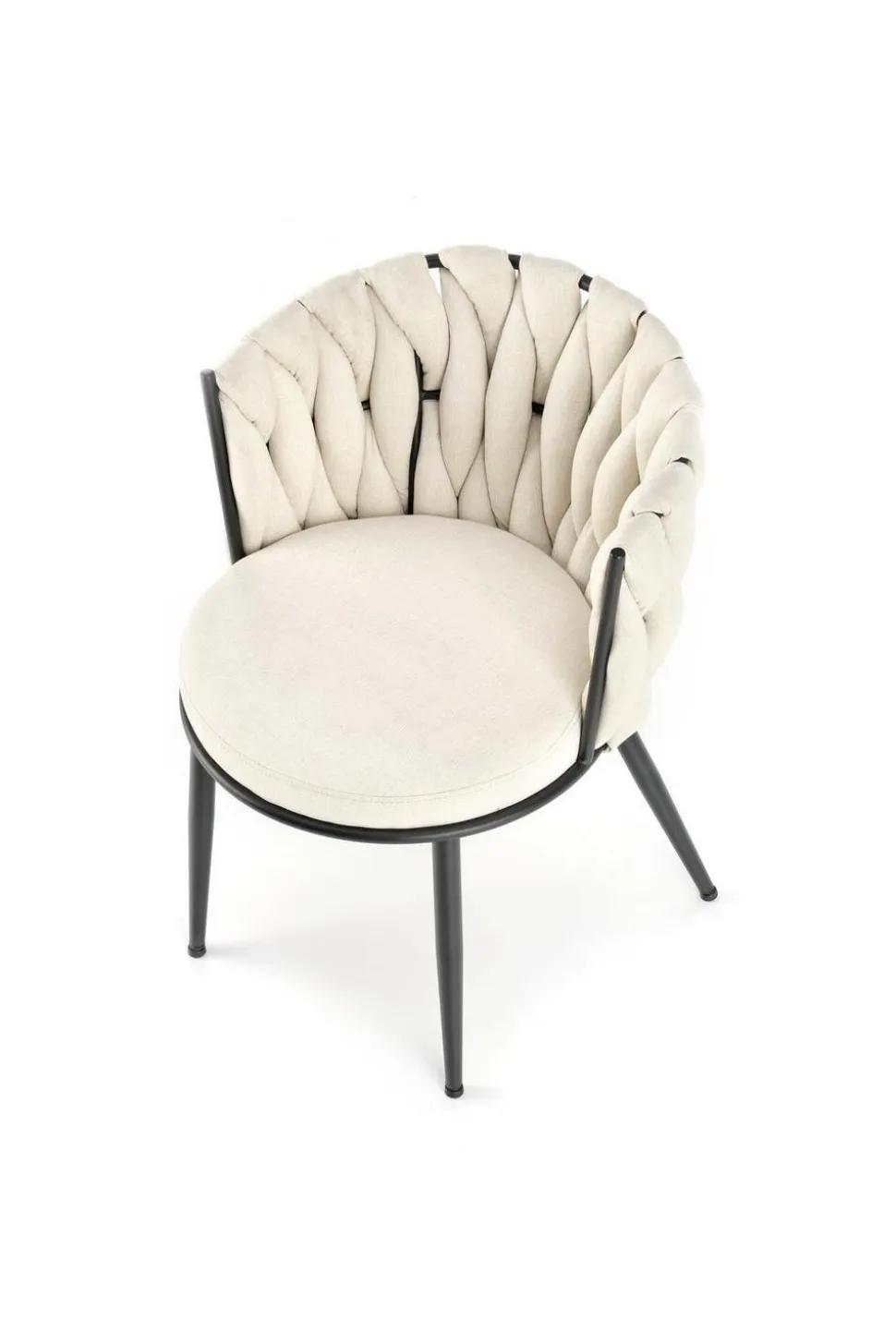 Krzesło Wendy beżowe/czarne