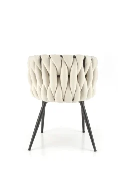 Krzesło Wendy beżowe/czarne