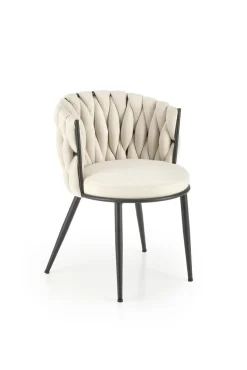 Krzesło Wendy beżowe/czarne