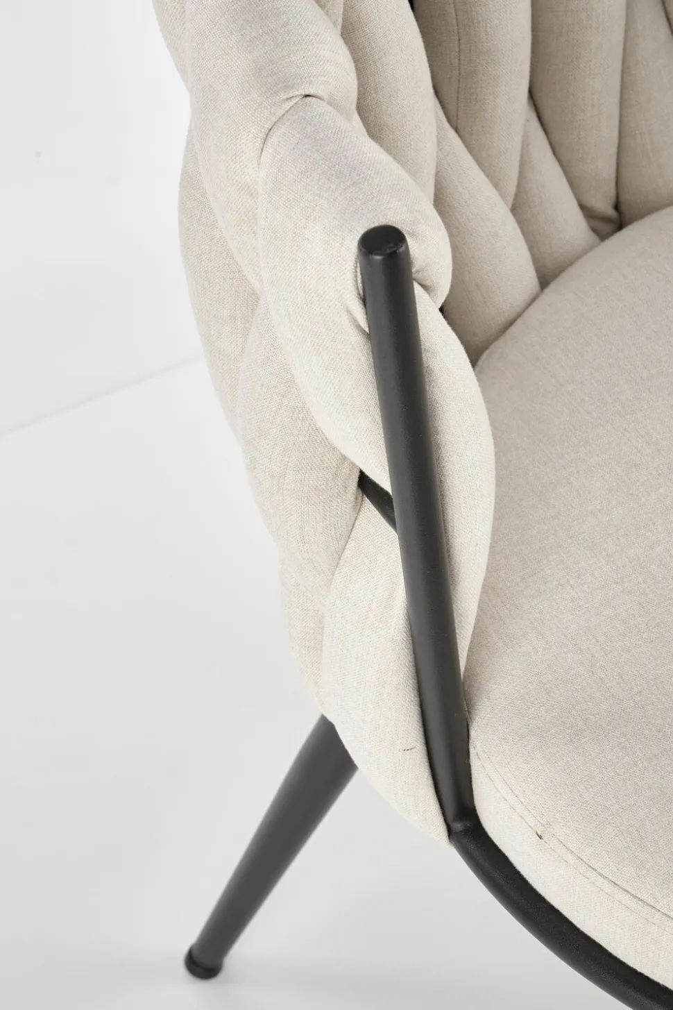 Krzesło Wendy beżowe/czarne