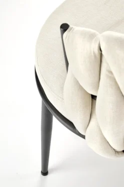 Krzesło Wendy beżowe/czarne