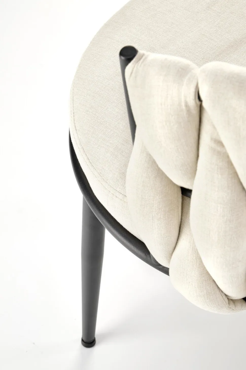 Krzesło Wendy beżowe/czarne