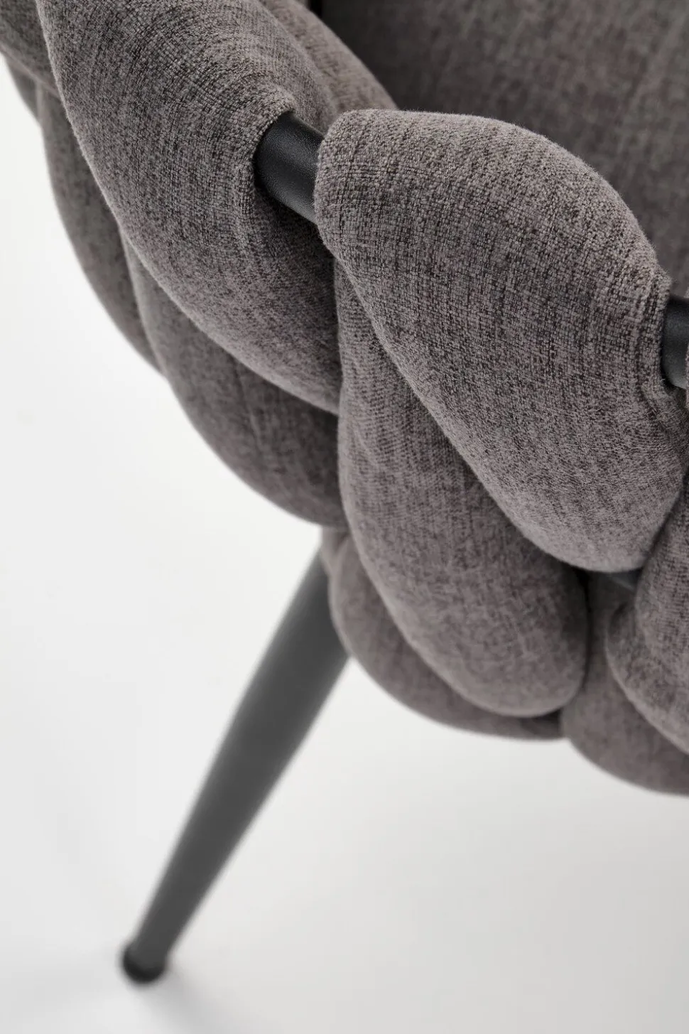 Krzesło Wendy szare/czarne