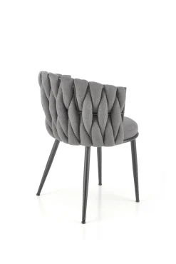 Krzesło Wendy szare/czarne