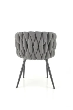 Krzesło Wendy szare/czarne