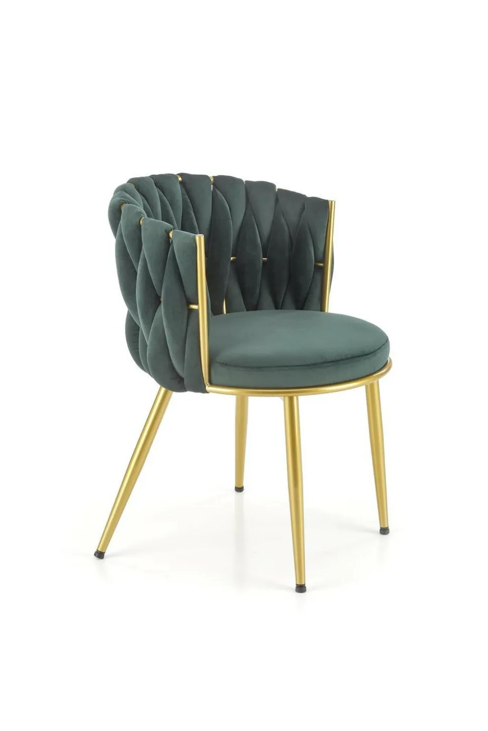 Krzesło Wendy zielone/złote