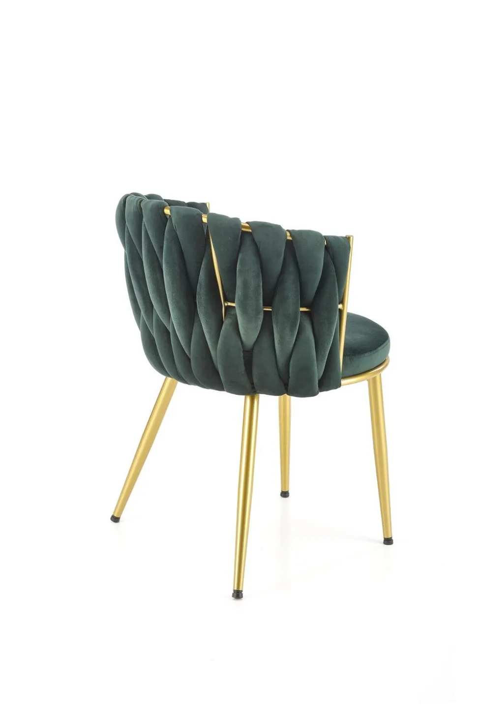 Krzesło Wendy zielone/złote