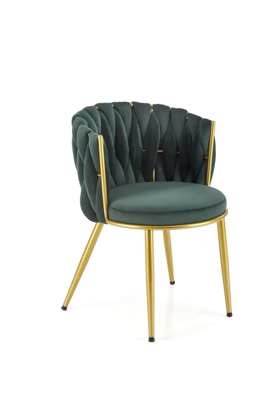 Krzesło Wendy zielone/złote
