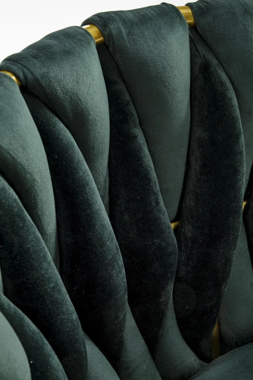 Krzesło Wendy zielone/złote