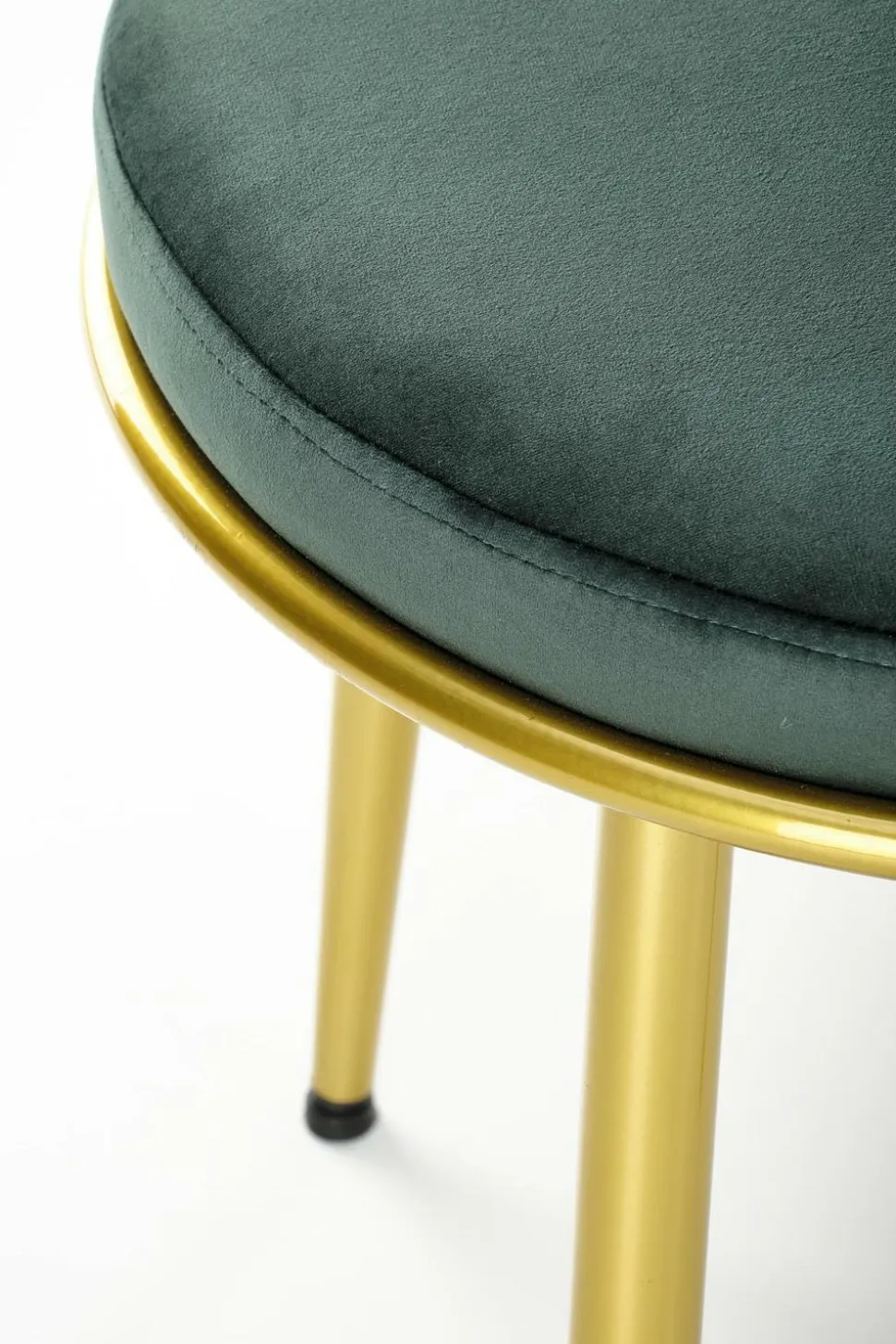 Krzesło Wendy zielone/złote