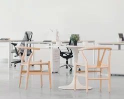 Krzesło Wicker Color naturalny/jasny brązowy inspirowane Wishbone