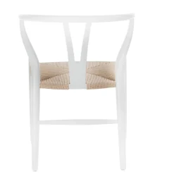 Krzesło Wicker Naturalne białe