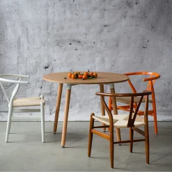 Krzesło Wicker Naturalne białe