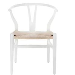 Krzesło Wicker Naturalne białe
