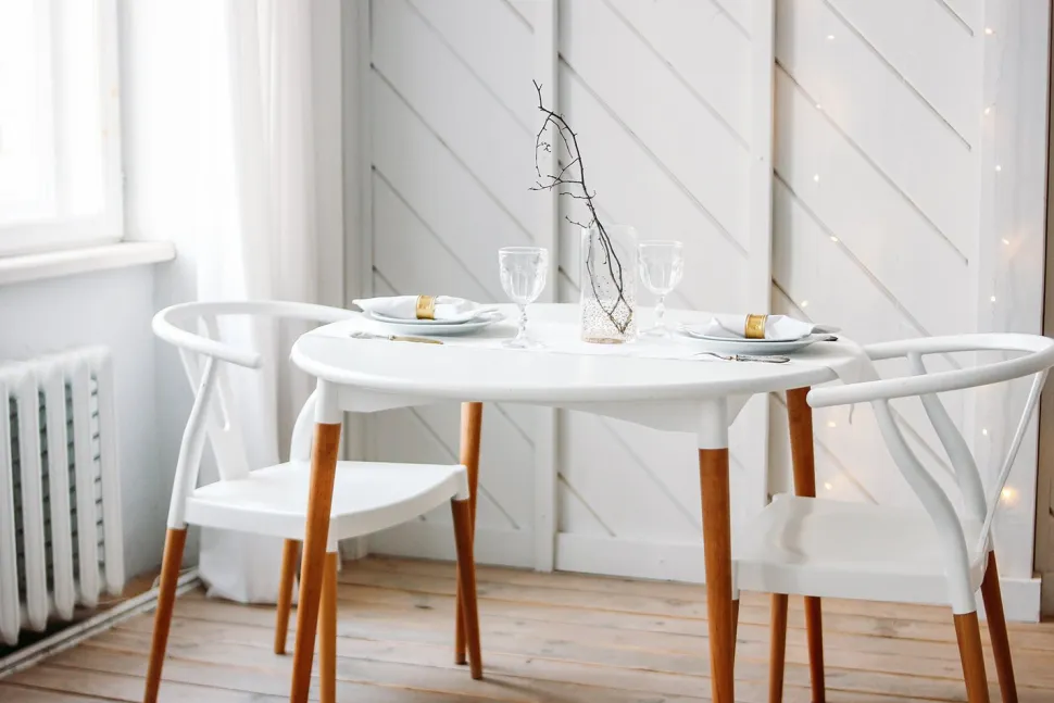 Krzesło Wicker PP Simplet białe skandynawskie